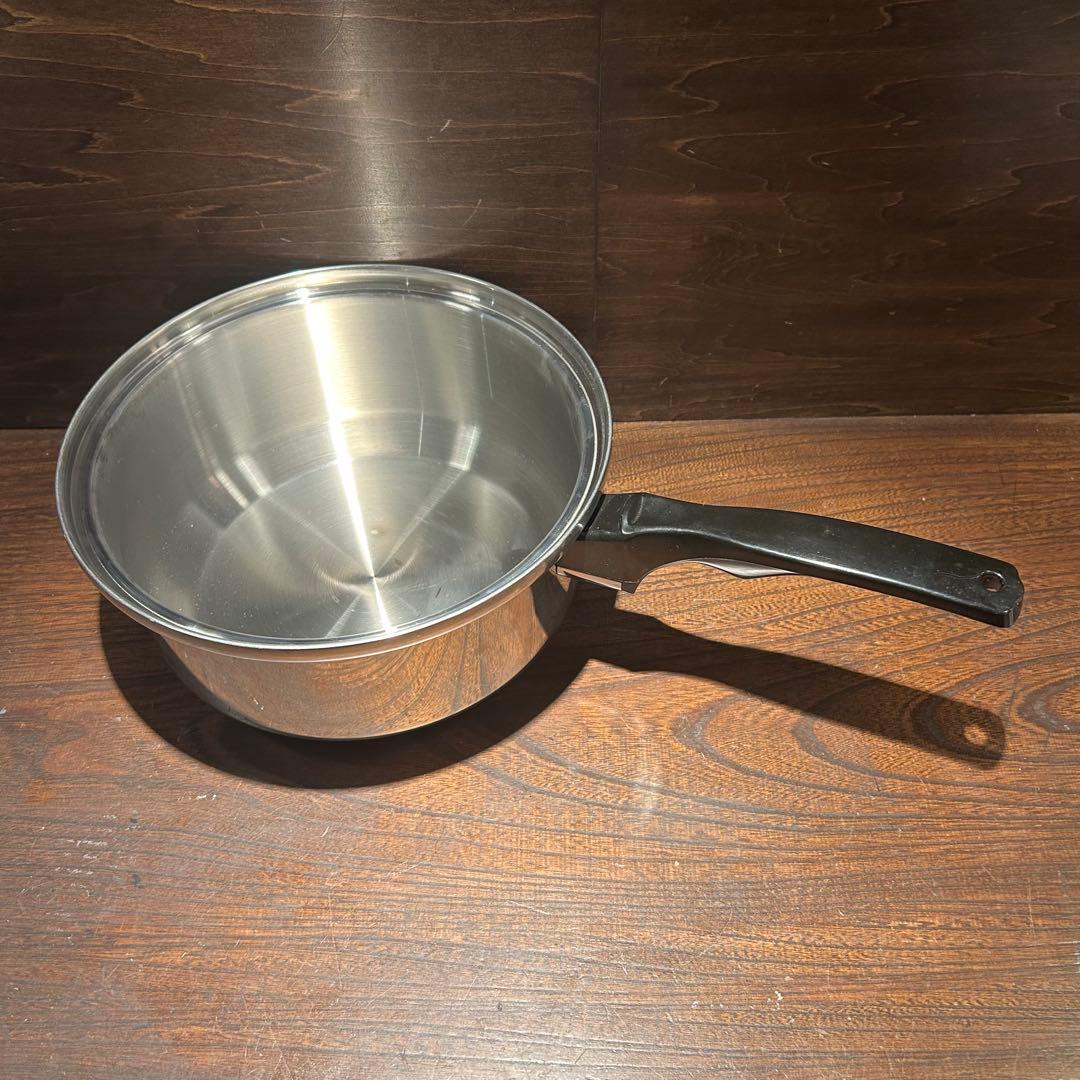 ☆未使用保管品☆ INKOR 片手鍋　スチーマー　ドーム蓋　高級ステンレス製