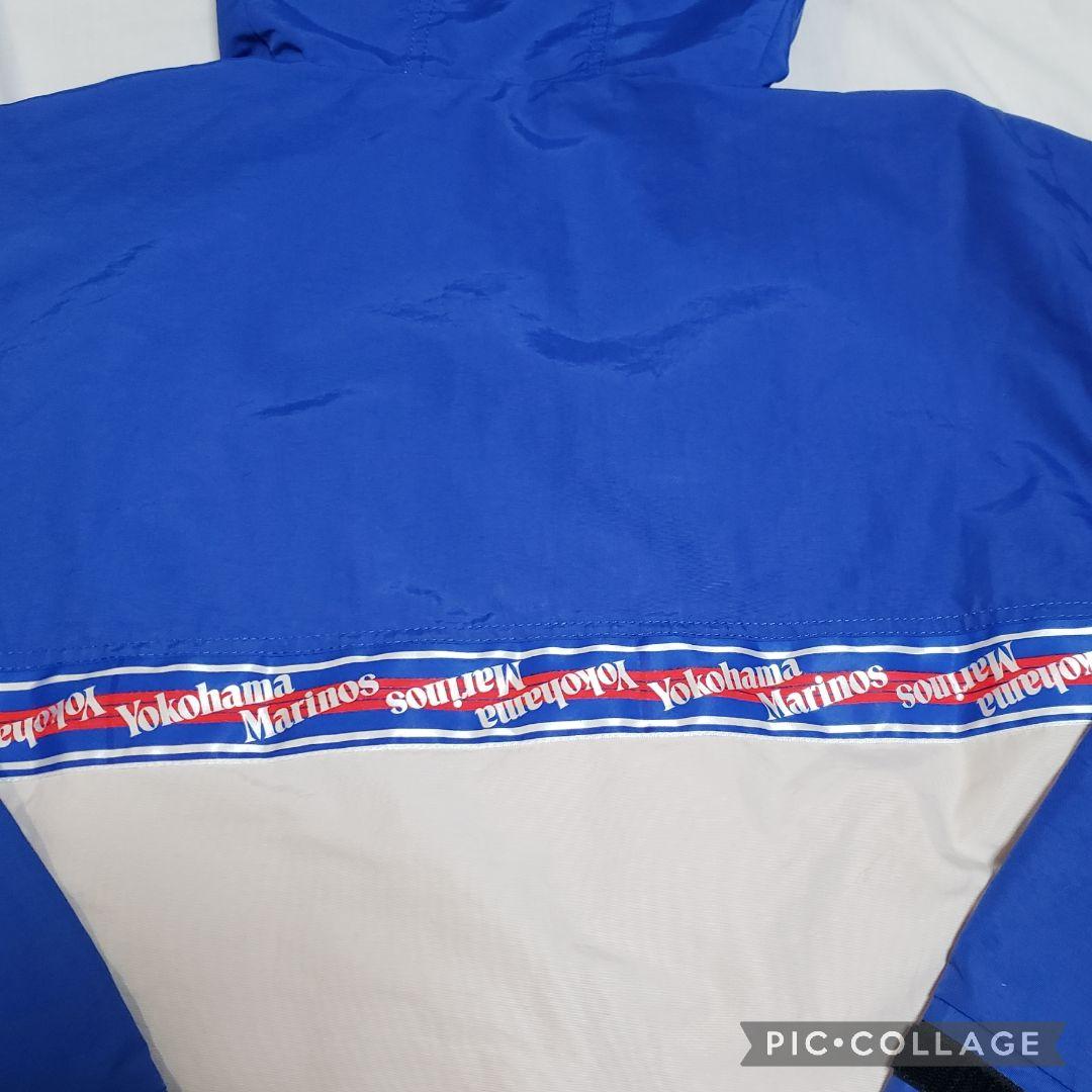 横浜マリノス　ハーフジップパーカー　ジャンパー　レア　ワッペンエンブレム刺繍