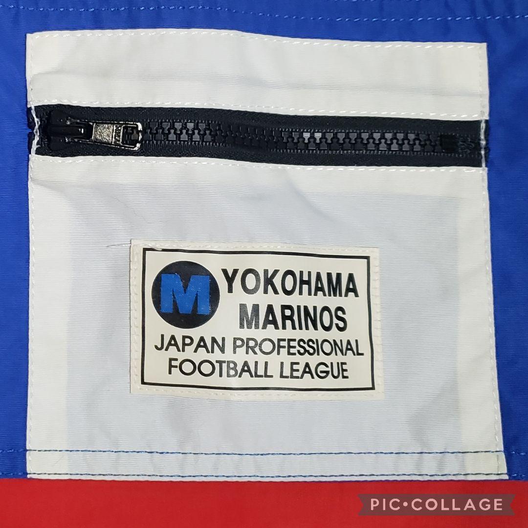 横浜マリノス　ハーフジップパーカー　ジャンパー　レア　ワッペンエンブレム刺繍
