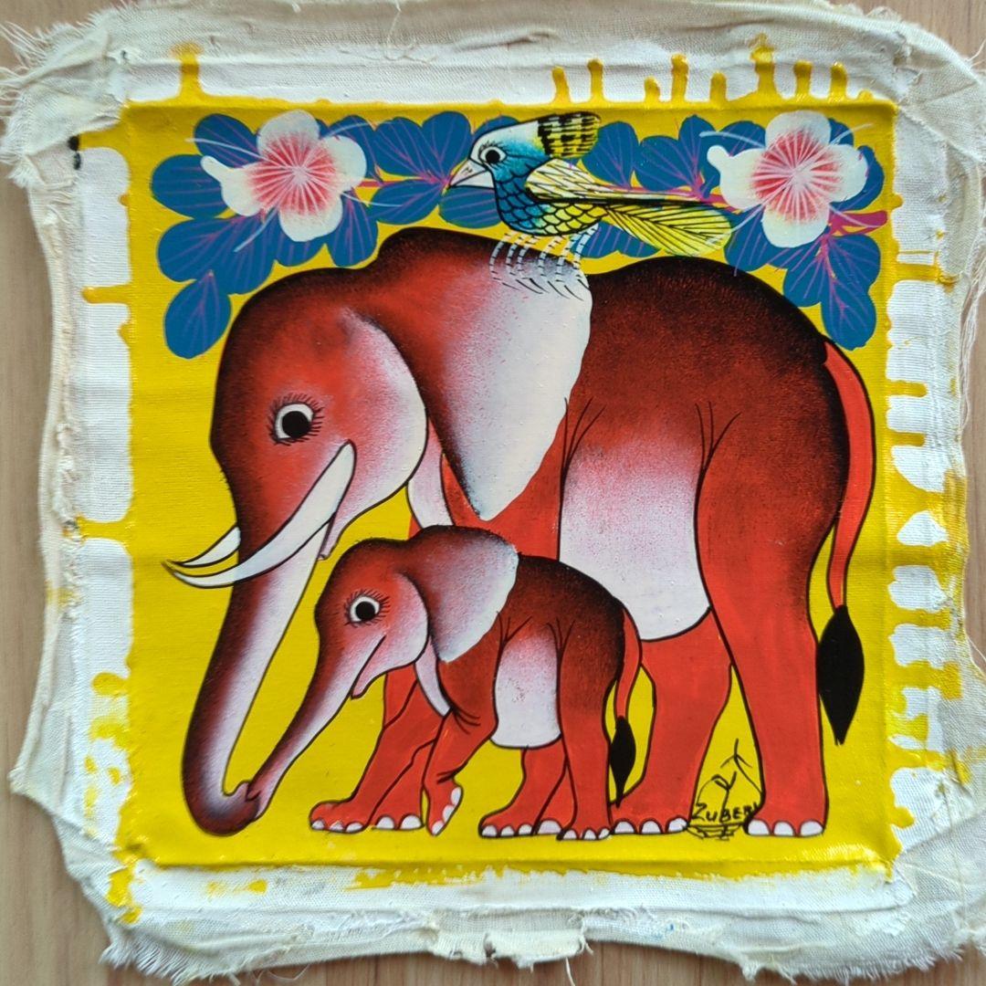 『 Tembo family 』by Zuberi 20*20cm