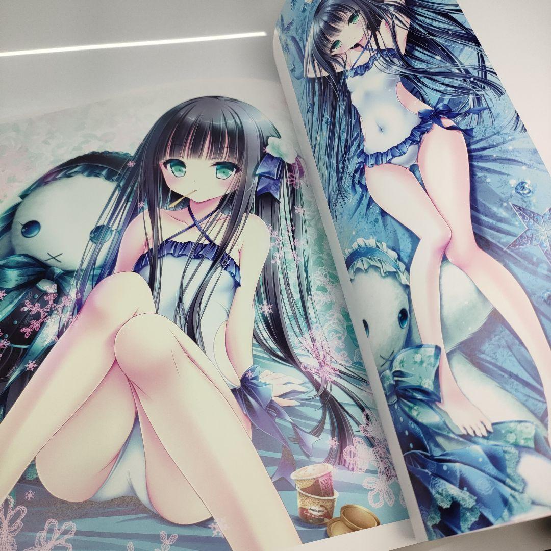 美品 てぃんくるイラストレーションズ恋夜茶会 特典☆ホロカード・クリアポスター