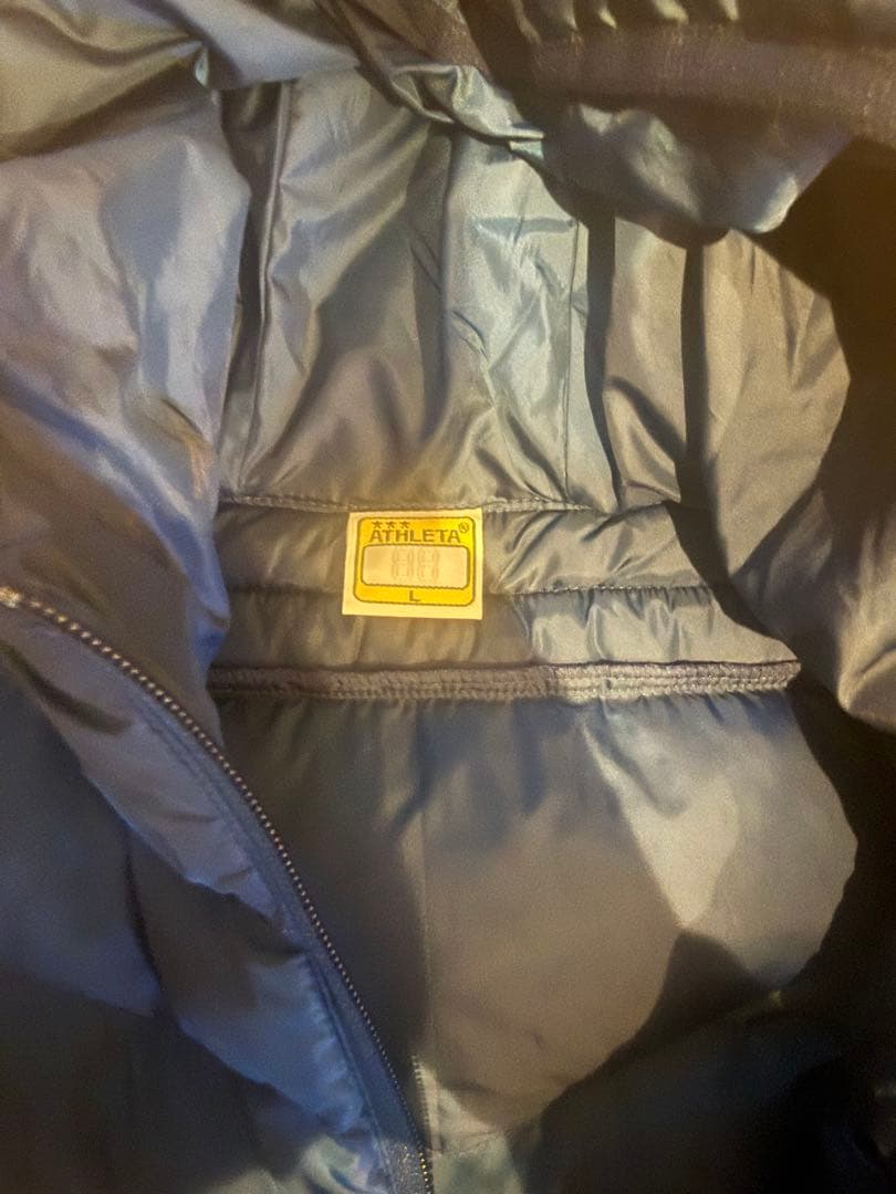 ATHLETA 中綿ウォーム 上下セット ネイビー