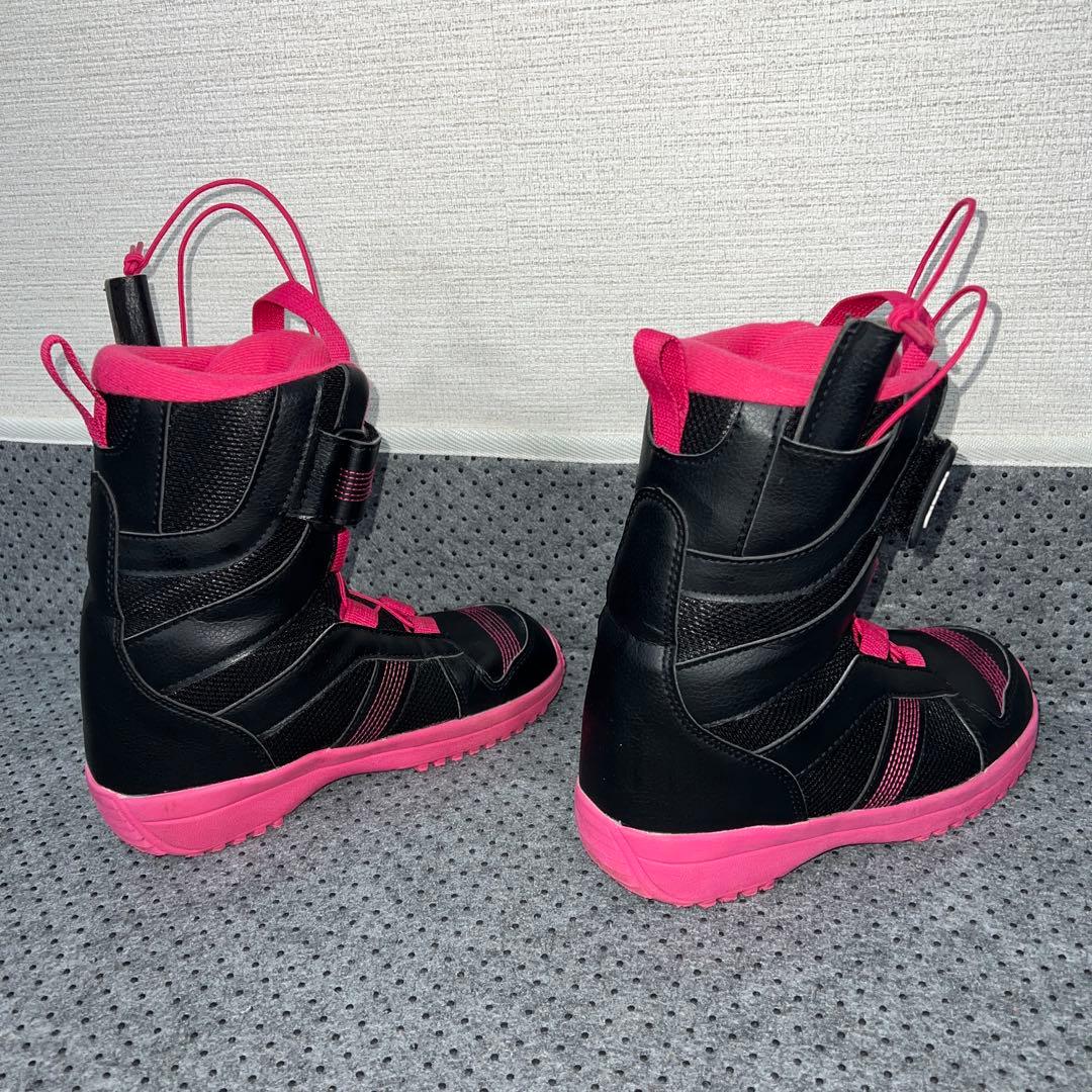 ５回使用 キッズスノーボード 105cm SLQ×バイン×レースブーツ