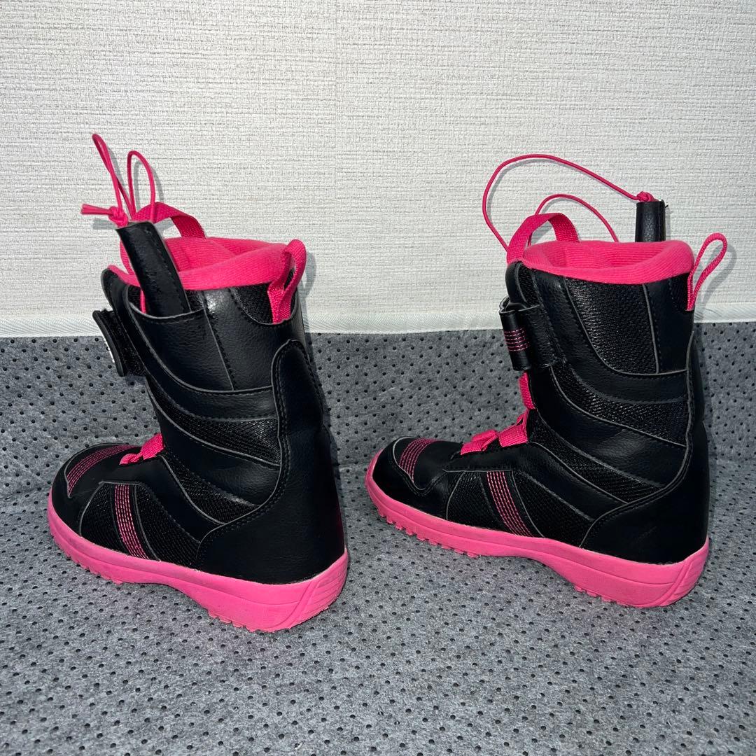 ５回使用 キッズスノーボード 105cm SLQ×バイン×レースブーツ