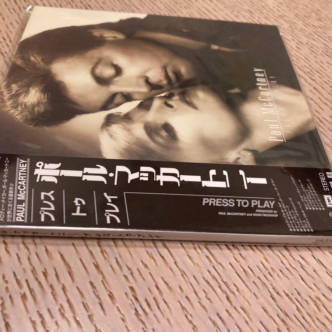 新品未開封★紙ジャケ★ポール・マッカートニー（ビートルズ）プレス・トゥ・プレイ