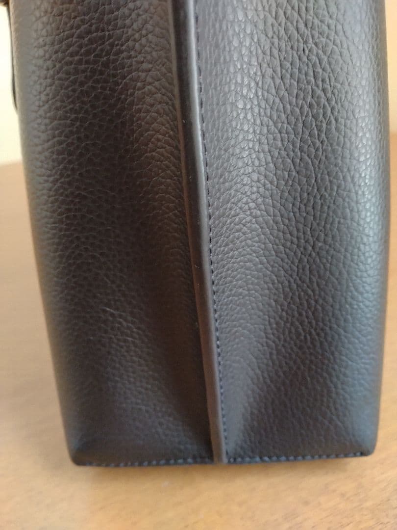 COACH モーリーブラック レザートートバッグ　ショルダーバッグ