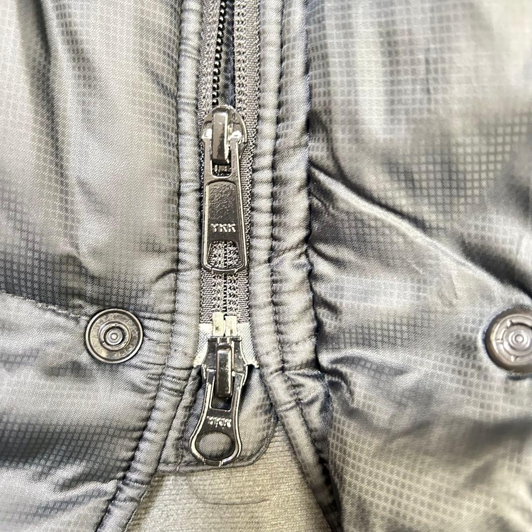 オークリー　中綿ベンチコート　ロング　ブラック　XLサイズ　バッグ刺繍ロゴ