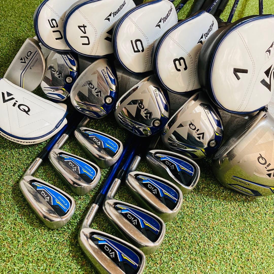 現行モデル TOURSTAGE VIQ 2023 メンズ ゴルフセット 13本