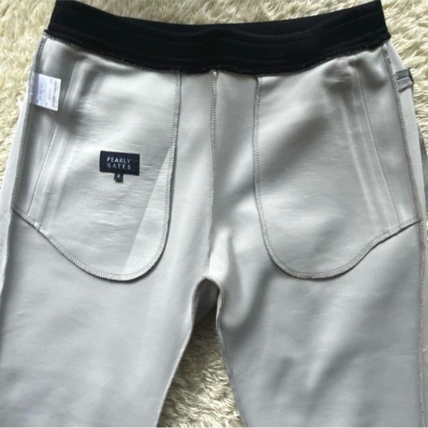 パーリーゲイツ　ジョガーパンツ　ダンボールニット　サイズ4