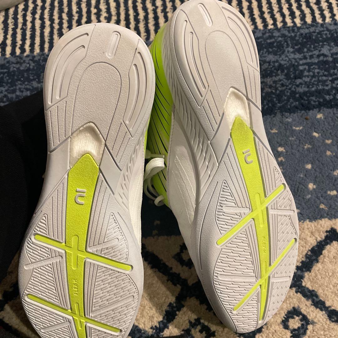 KIPSTAフットサルシューズ ホワイト/イエロー