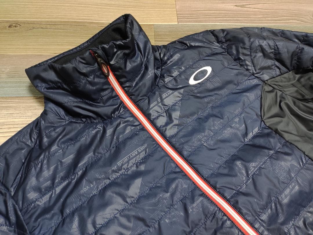 K-318ji⛳️オークリー⭐OAKLEYジャケット&パンツ 上下 紺
