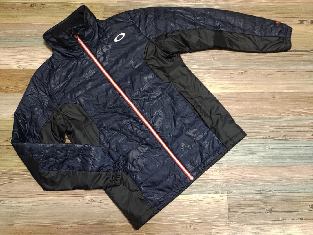 K-318ji⛳️オークリー⭐OAKLEYジャケット&パンツ 上下 紺