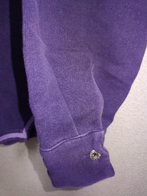 STONE  80s パープル カットソー トラックジャケット