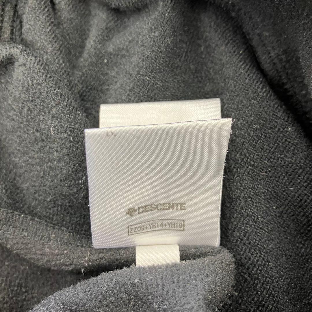 DESCENTE デサント ウォームアップウェア セットアップ 裏起毛 黒