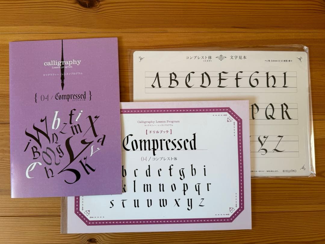 未使用品　カリグラフィー レッスン 全種セット フェリシモ