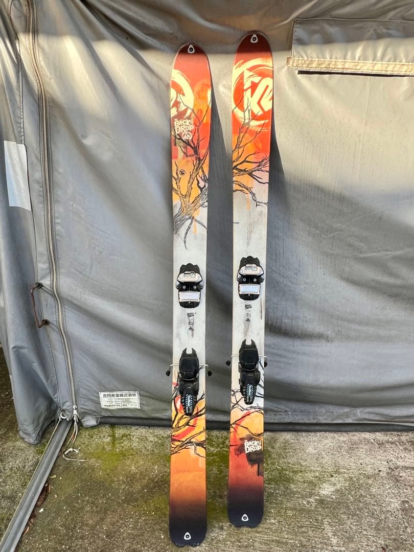 K2 スキーセット バックどロップ/ビンディング付き長さ167cm