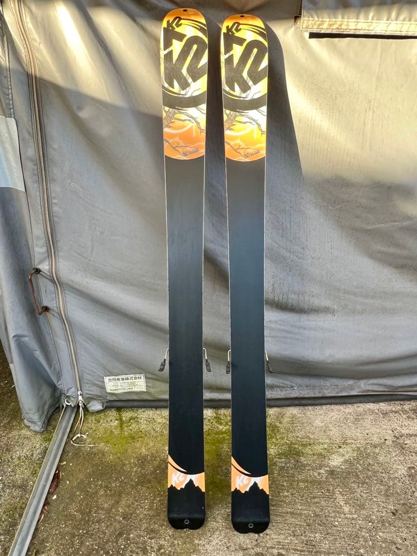 K2 スキーセット バックどロップ/ビンディング付き長さ167cm