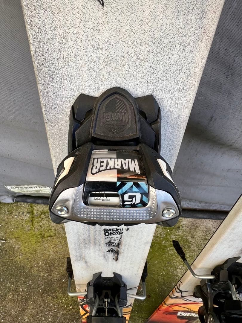 K2 スキーセット バックどロップ/ビンディング付き長さ167cm