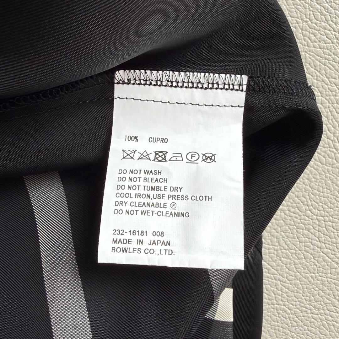 美品　ハイク　チェック　ドレス　ボウタイ　ワンピース　キュプラ　黒　1