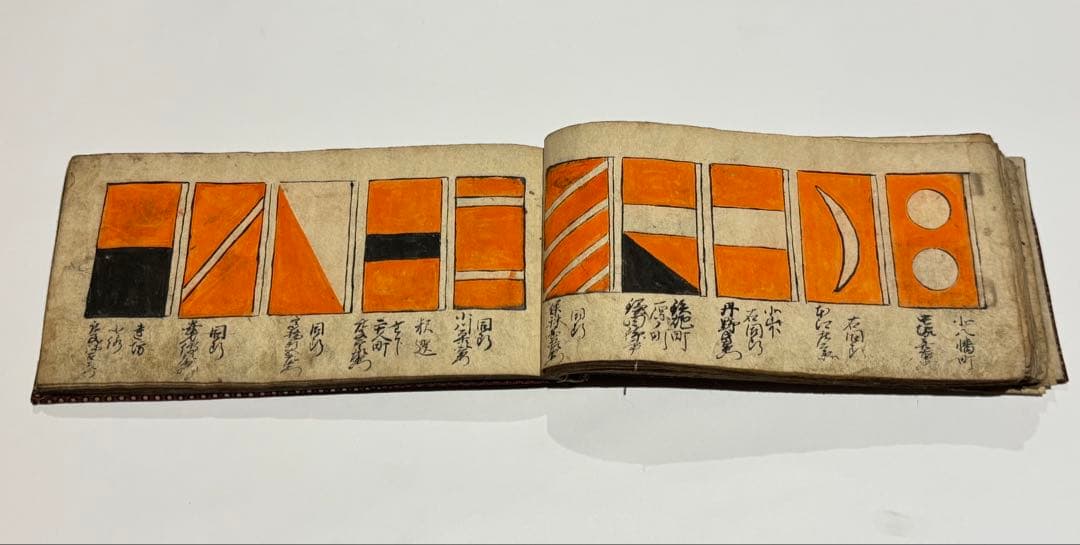 「仙台武鑑」享保十二年 極彩色写本 1冊|仙䑓武鑑 和本 古典籍 江戸時代 奥州