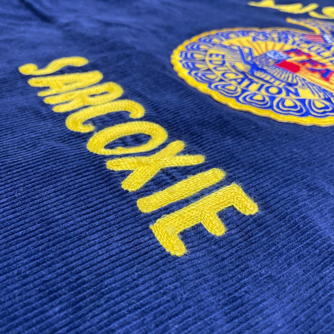 FFAジャケット　バッチ付き　YKK zip コーデュロイジャケット