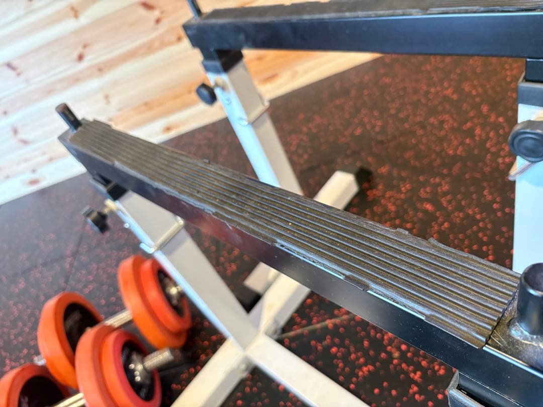 【岡山市内：配送可能】総重量215kg！アイロテック一式 ダンベル/プレート