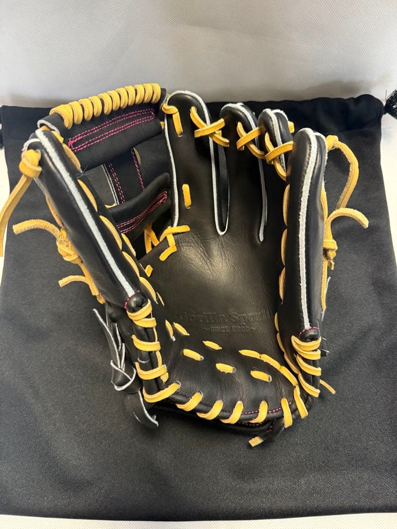 GS 軟式仕様少年用 子ゴリラ型 ゴリラブラック即戦力型付け済み新品