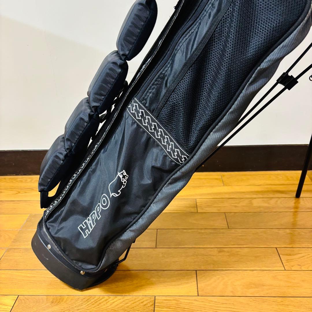 【希少品】HiPPOキャディバッグ ゴルフバッグ 3分割　スタンド式　送料込み