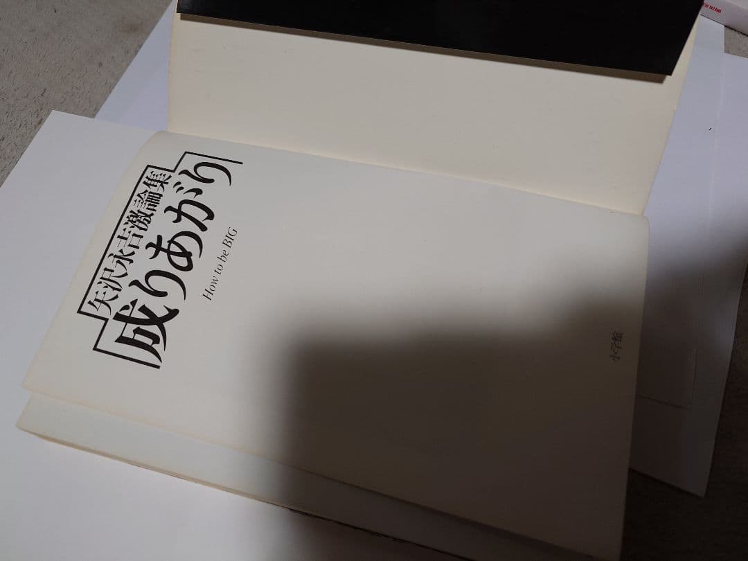 矢沢永吉激論集「成りあがり」　小学館モノ昭和54年モノ汚れ有りますが希少