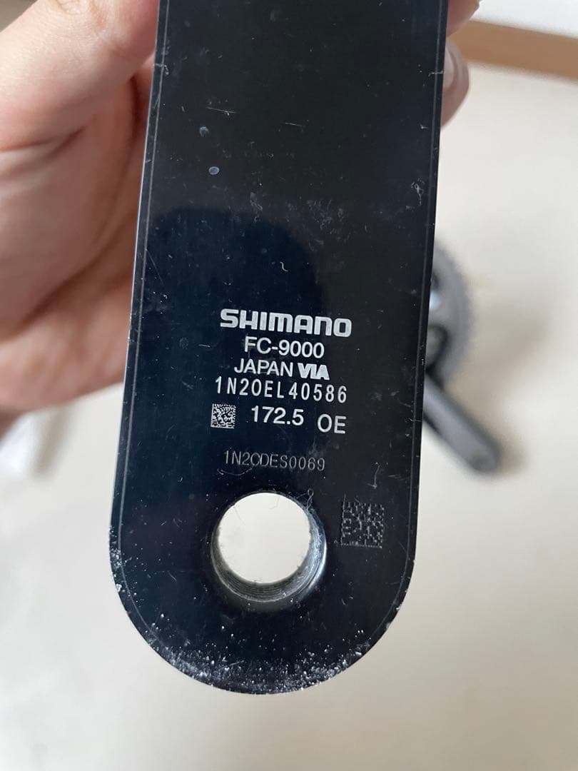 9000dura-ace クランクセット　172.5 52-36