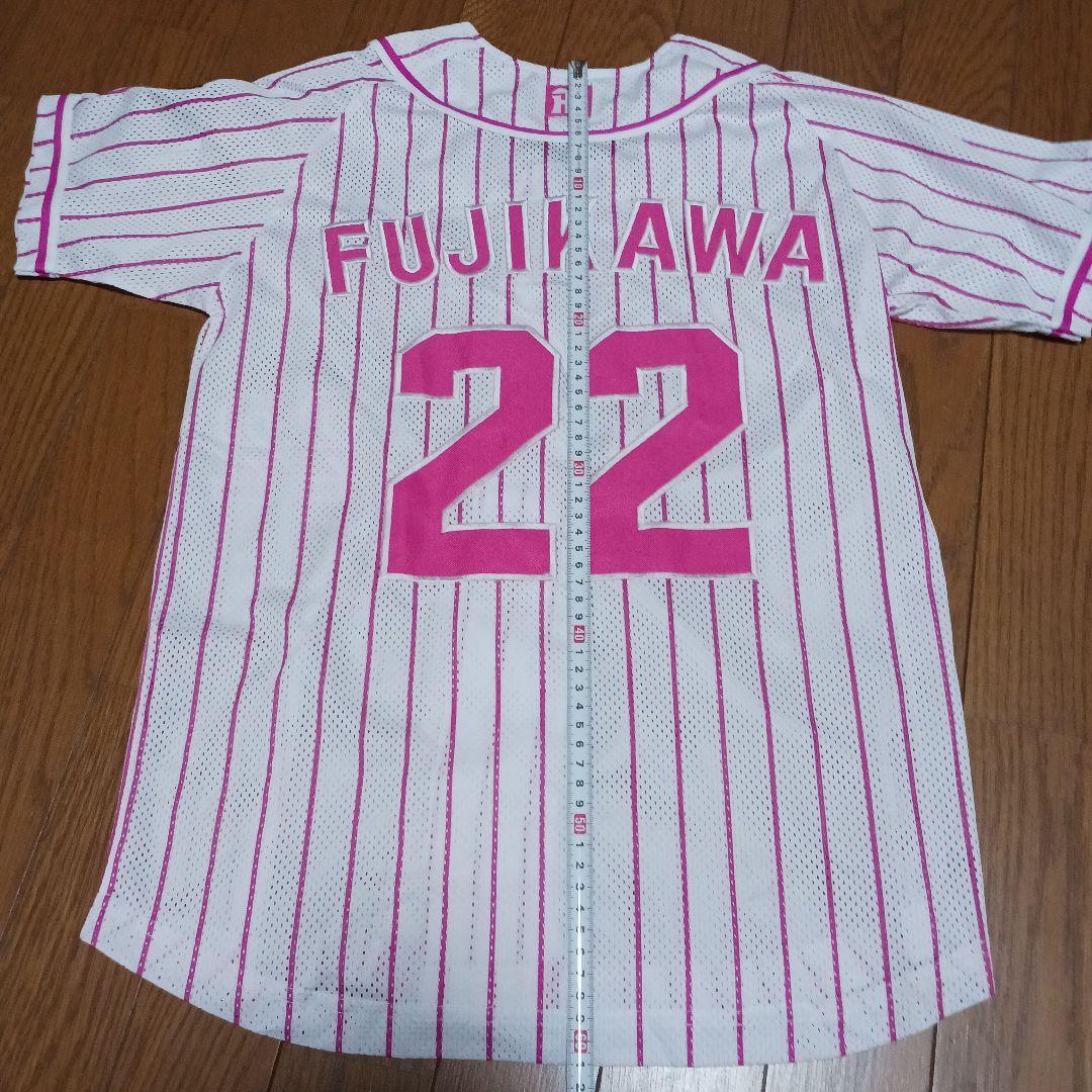 【刺繍 Sサイズ】阪神タイガース 藤川球児 ユニフォーム ピンク