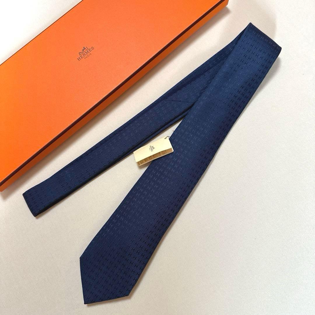 専用です。　　エルメス H織りタイ 《ファソネ H》 7 cm 新品 未使用