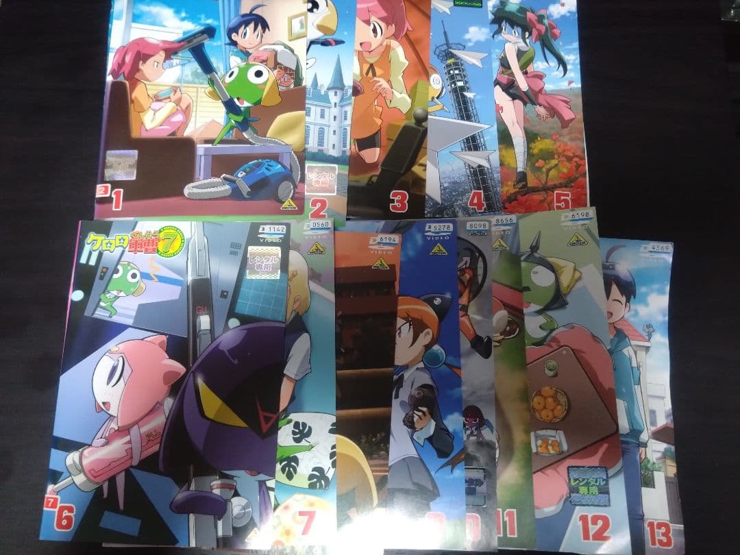 ケロロ軍曹 DVD 2〜7シーズン　レンタル落ちまとめ売り