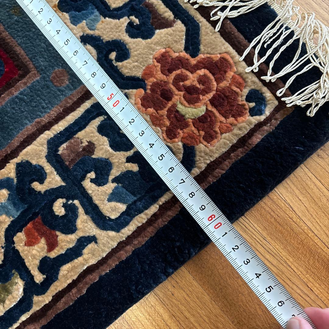 ペルシャ絨毯 敷物 ラグマット インテリア アンティーク ヴィンテージ 小さめ