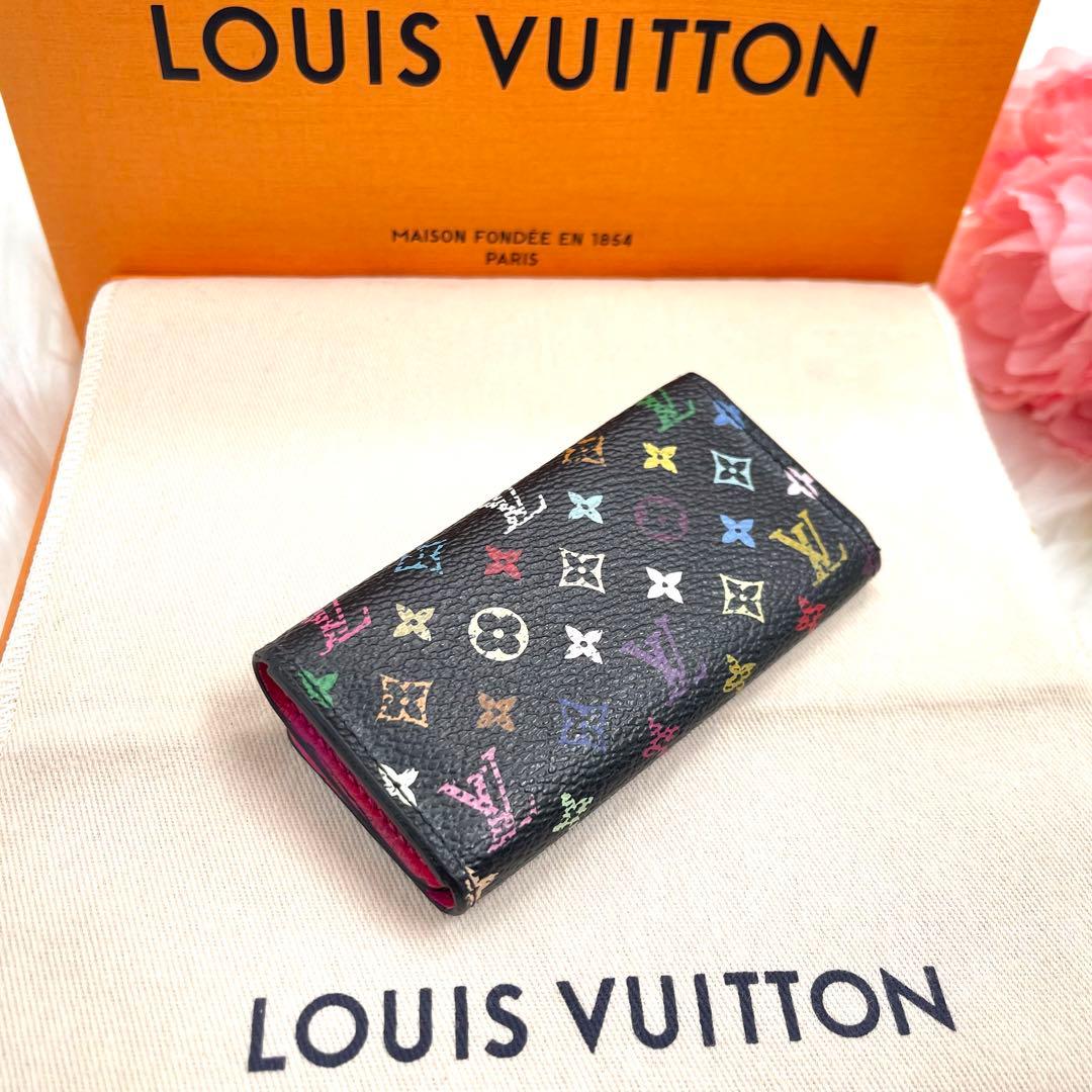 <良品>ルイヴィトン 　モノグラム　マルチカラー　キーケース　　4連 　863