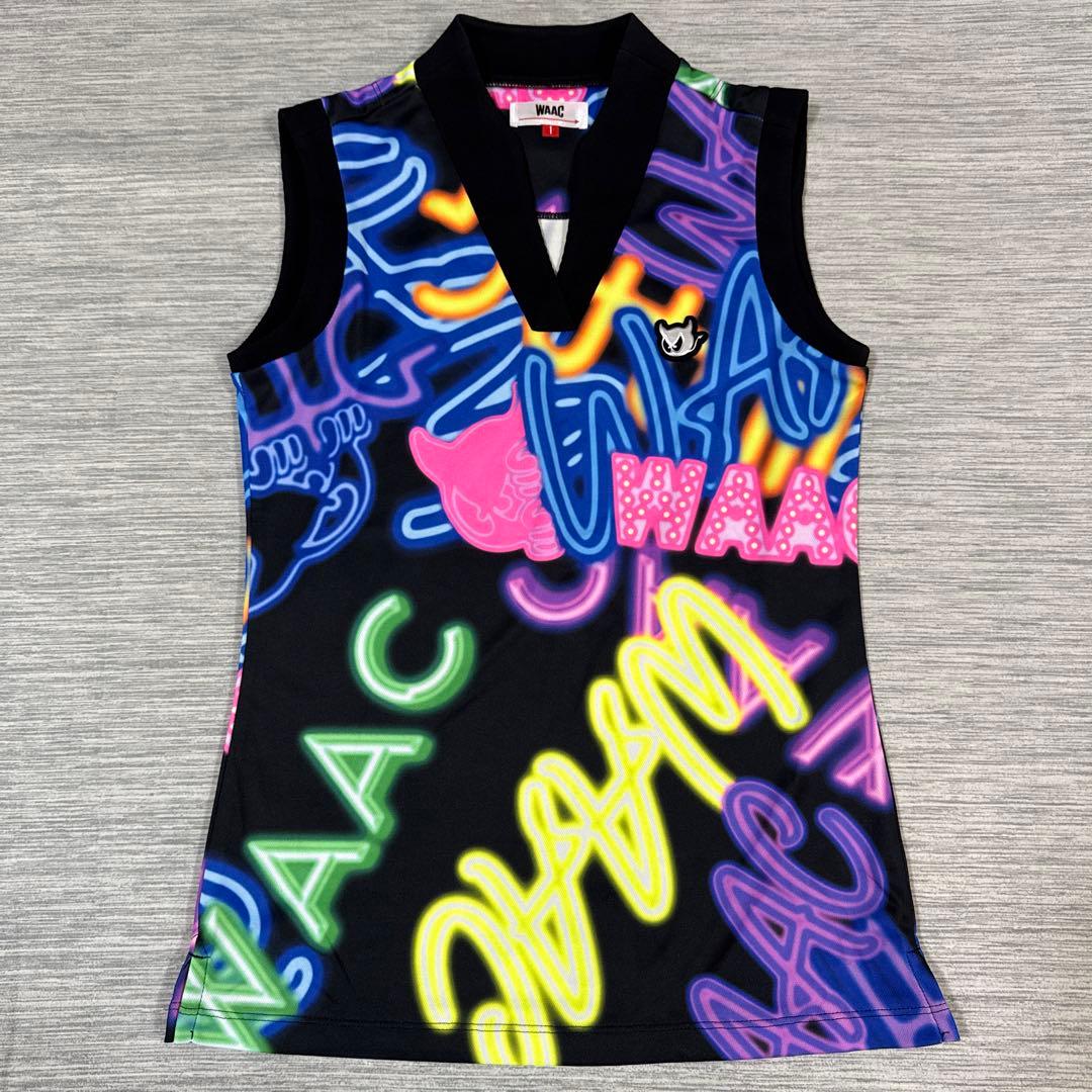 新品　WAAC ブルゾン、シャツ、スカート　ネオンロゴ3点セット