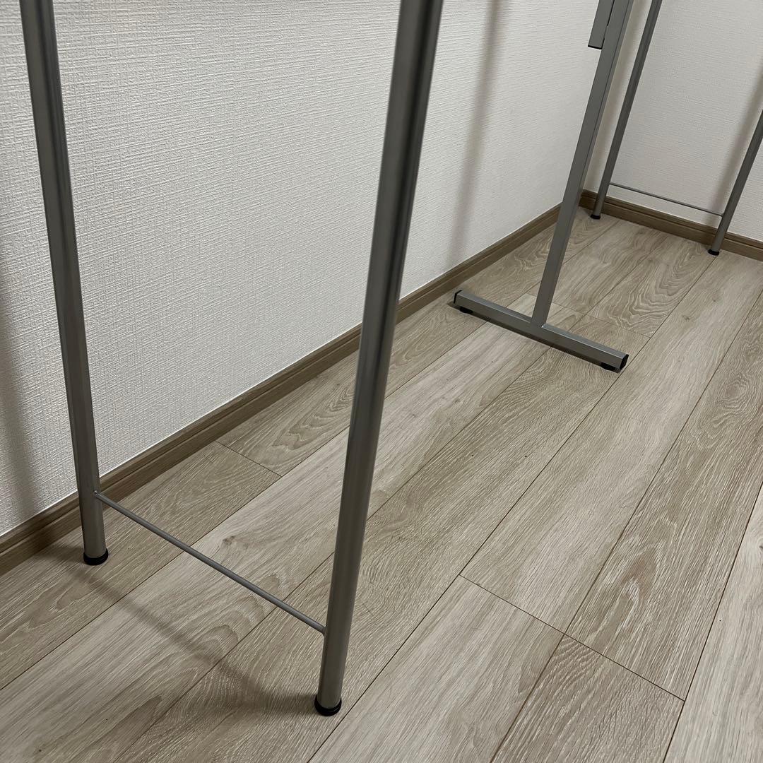 突っ張りハンガーラック、大容量クローゼットW111〜200㎝