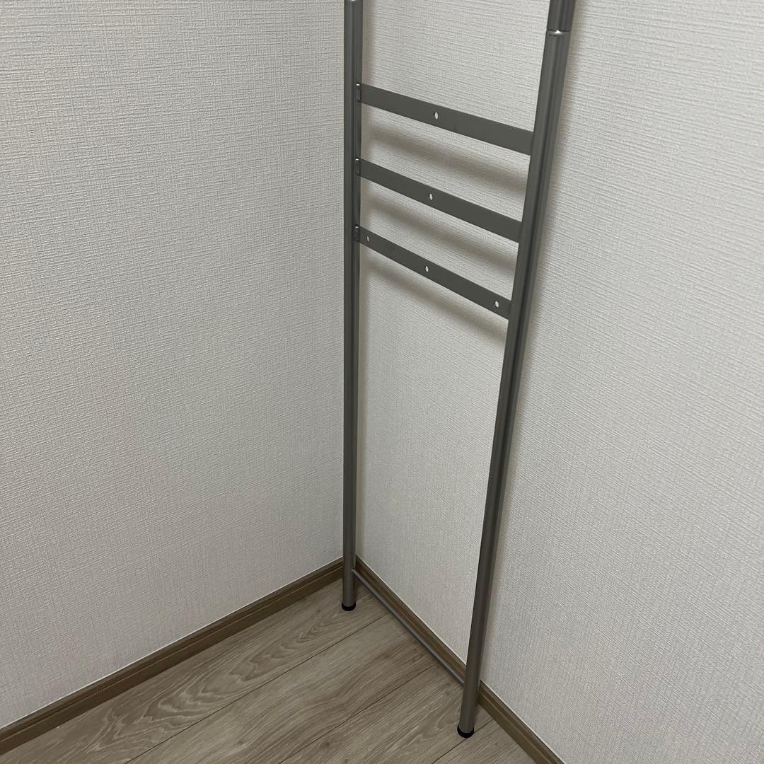 突っ張りハンガーラック、大容量クローゼットW111〜200㎝