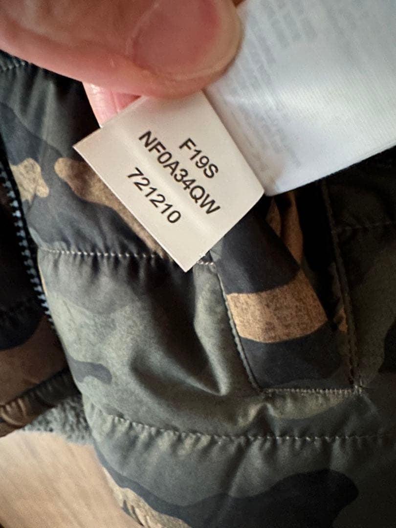 断*）様 ノースフェイス North Face リバーシブル 迷彩 ジャケット