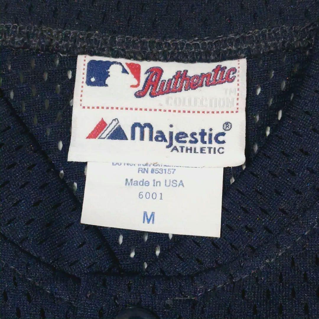 マジェスティック シアトルマリナーズ ユニフォーム 濃紺 USA製 メッシュ