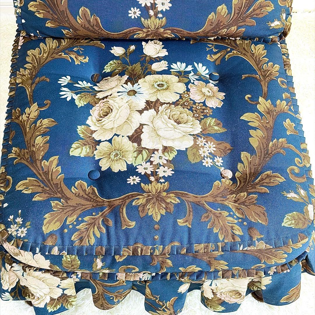 飛騨産業 キツツキ 穂高 リビング ラウンジ ダイニング チェア 椅子 花柄