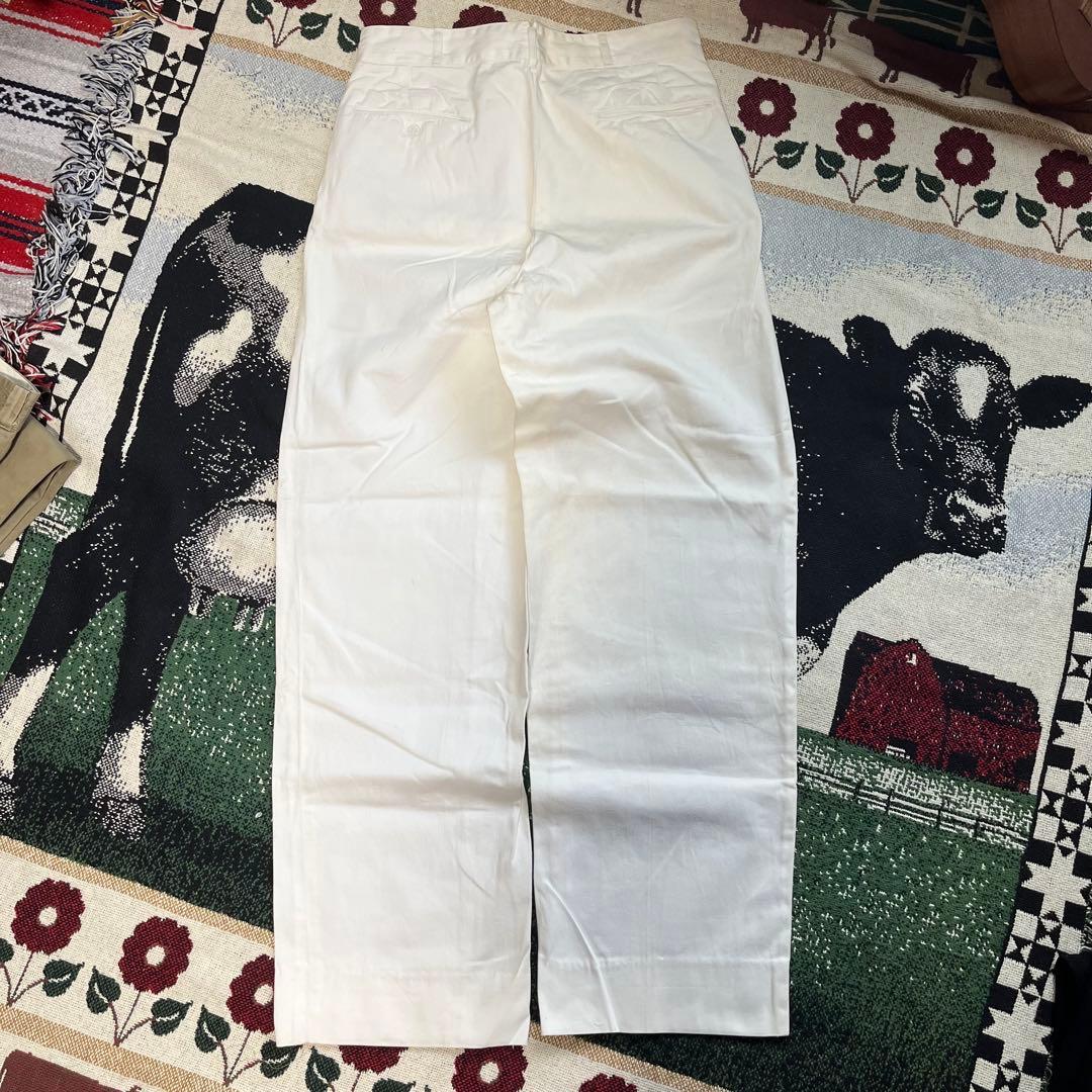 50s U.S.Navy コットン トラウザーズ 40s チノパン ベイカー