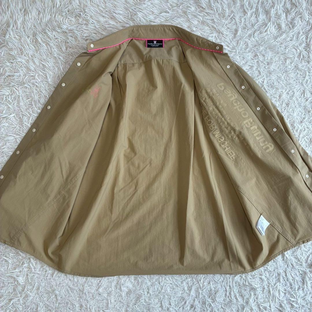 ◎極美品 Psycho Bunny シャツ L ライトブラウン メンズゴルフ