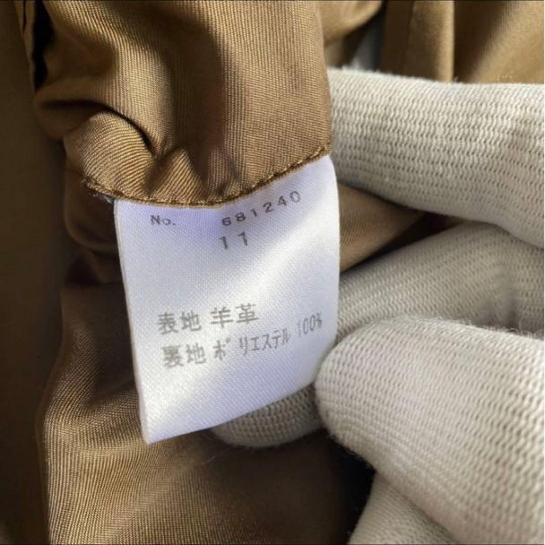 ジーステージ G-stage ライダース ジャケット ブルゾン 羊革 LL