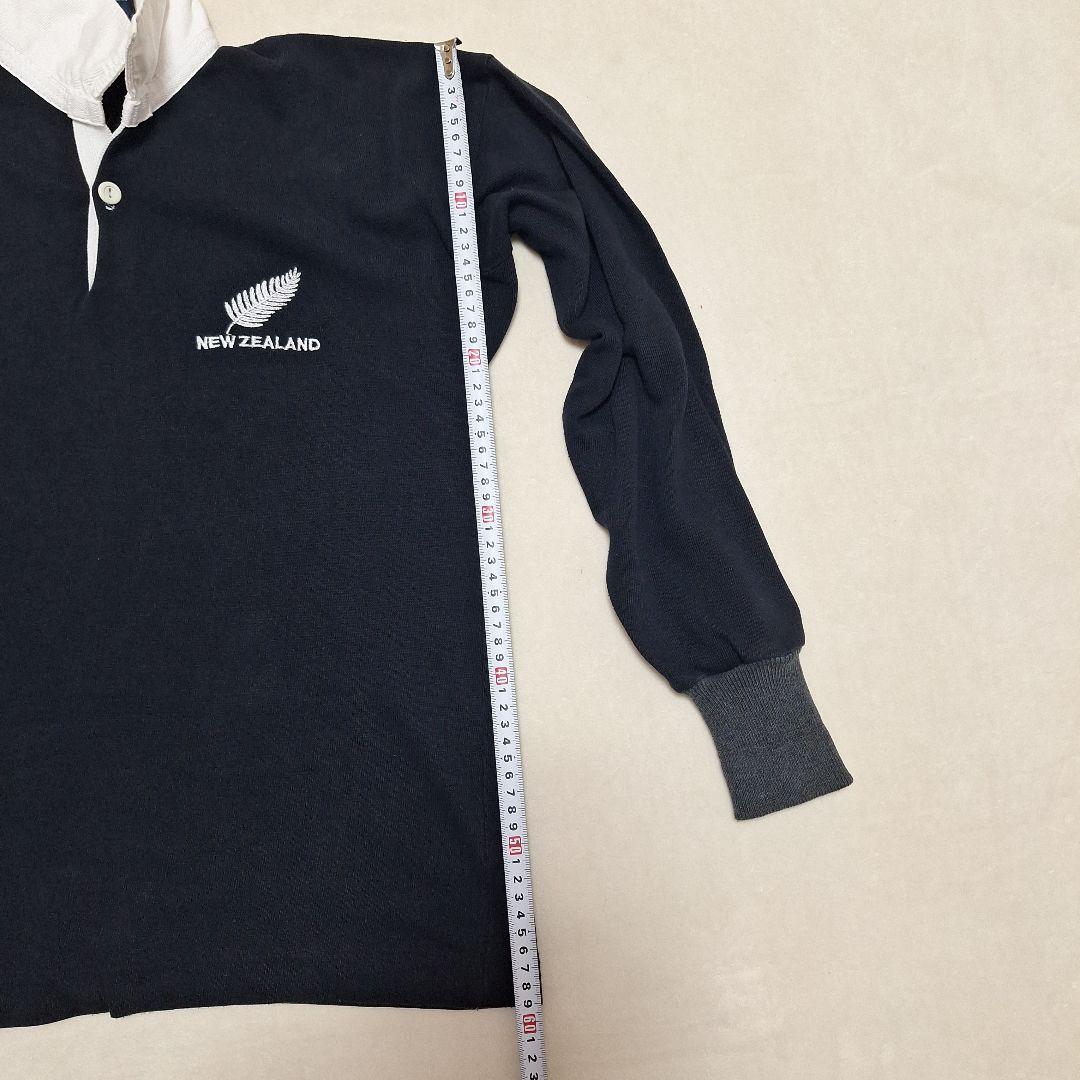 オールブラックス　ヴィンテージ　ラガーシャツ