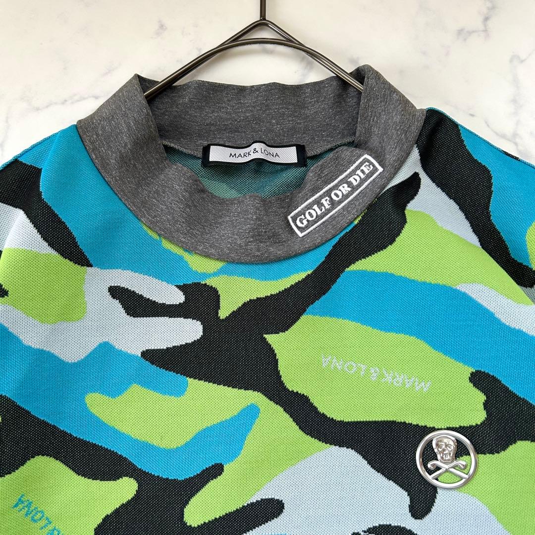 マークアンドロナ 2021年モデル セットアップ モックネック ハーフパンツ