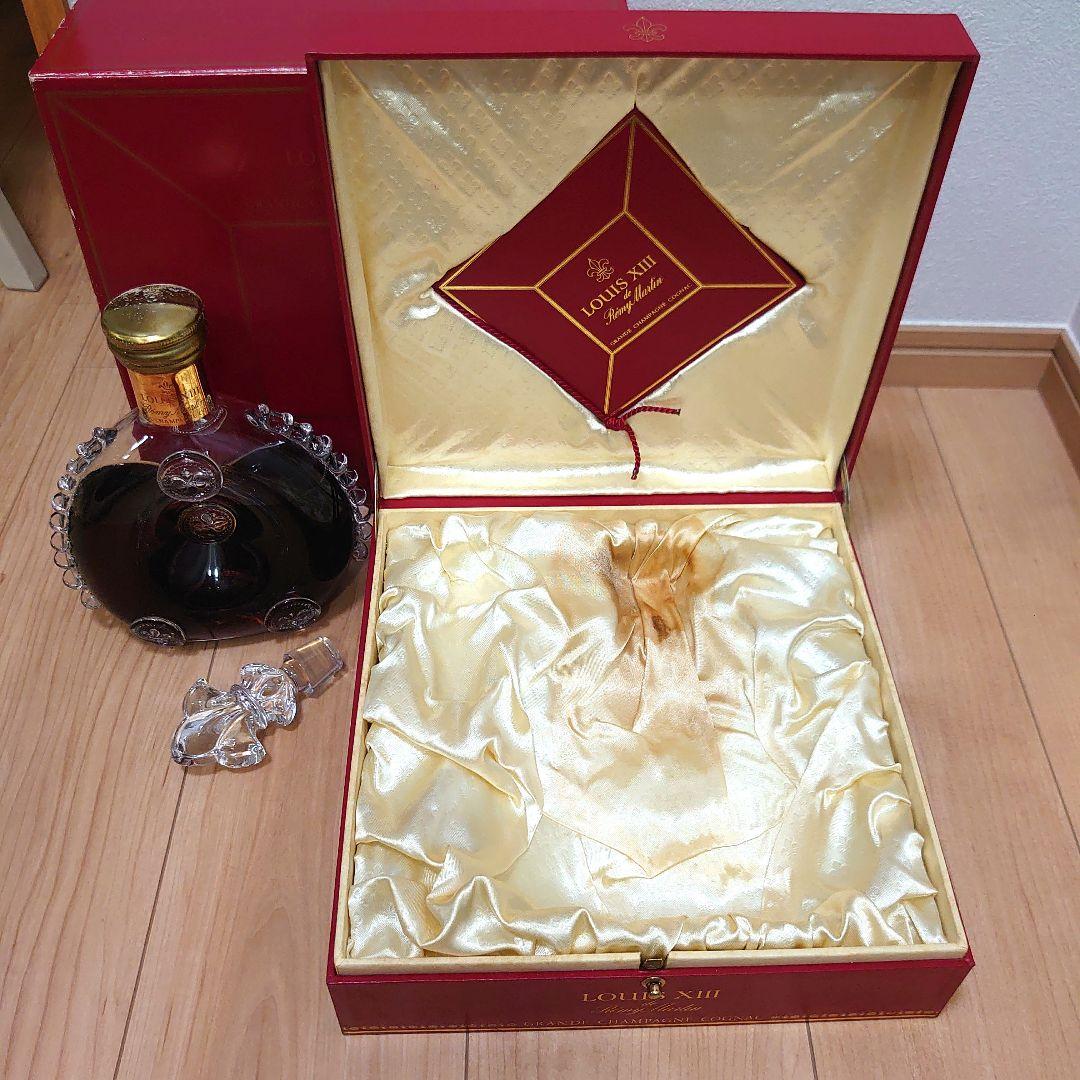 レミーマルタン ルイ13世 金キャップ　替栓付き・四角形箱　未開封・訳有