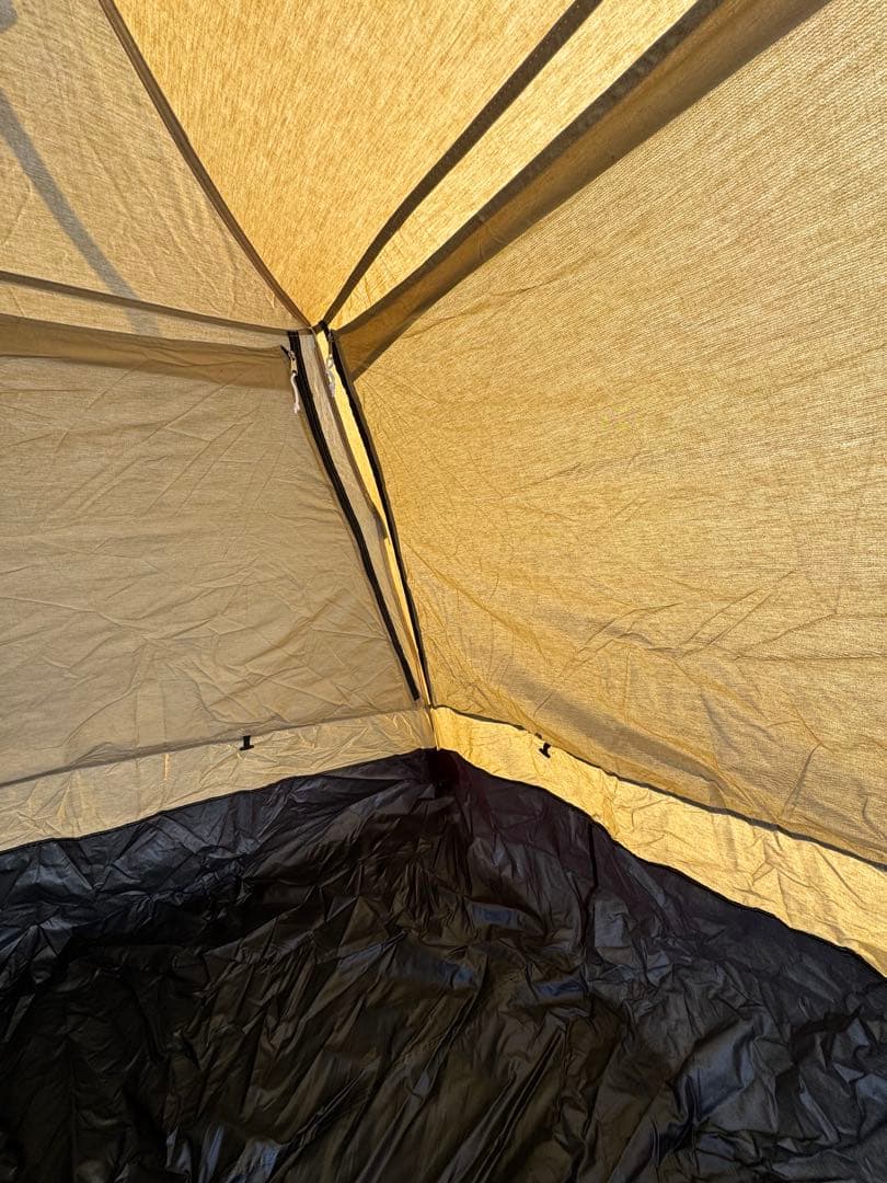 【使用1回・フライ未使用】DOD ワンタッチカンガルーテントM フルセット