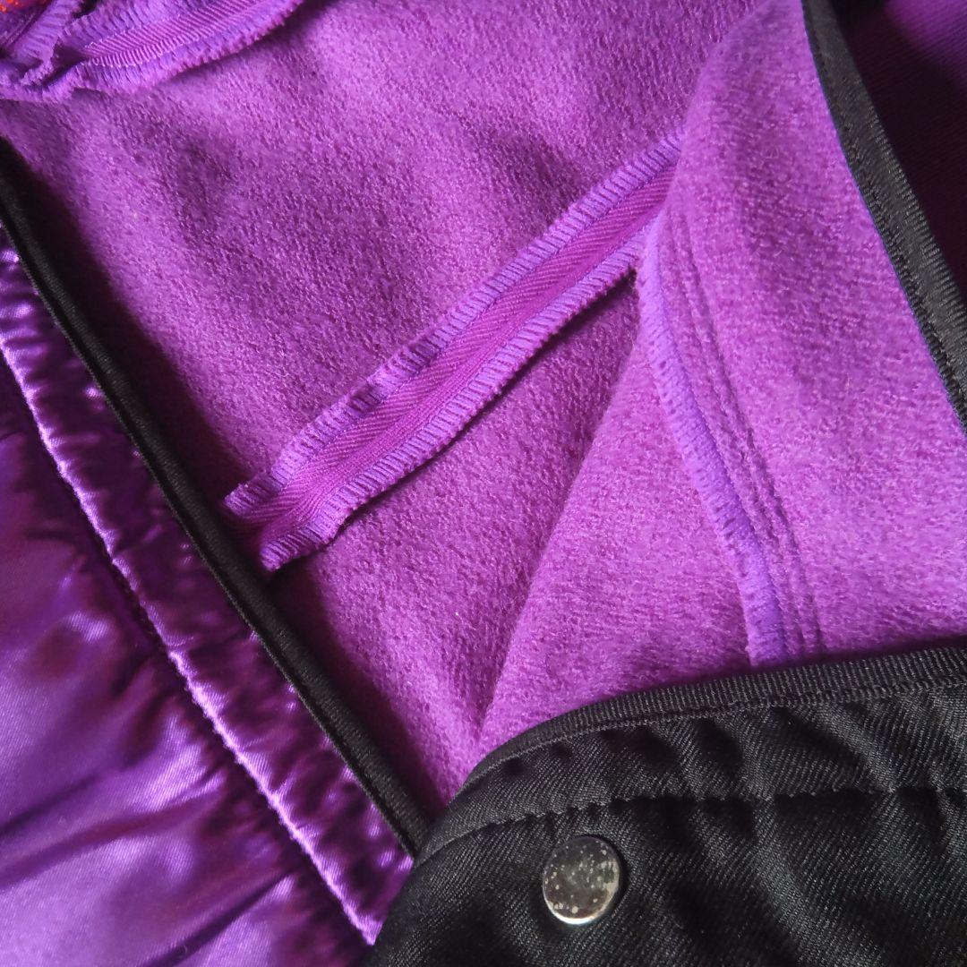 DESCENTE スキーウェア 紫 オレンジ