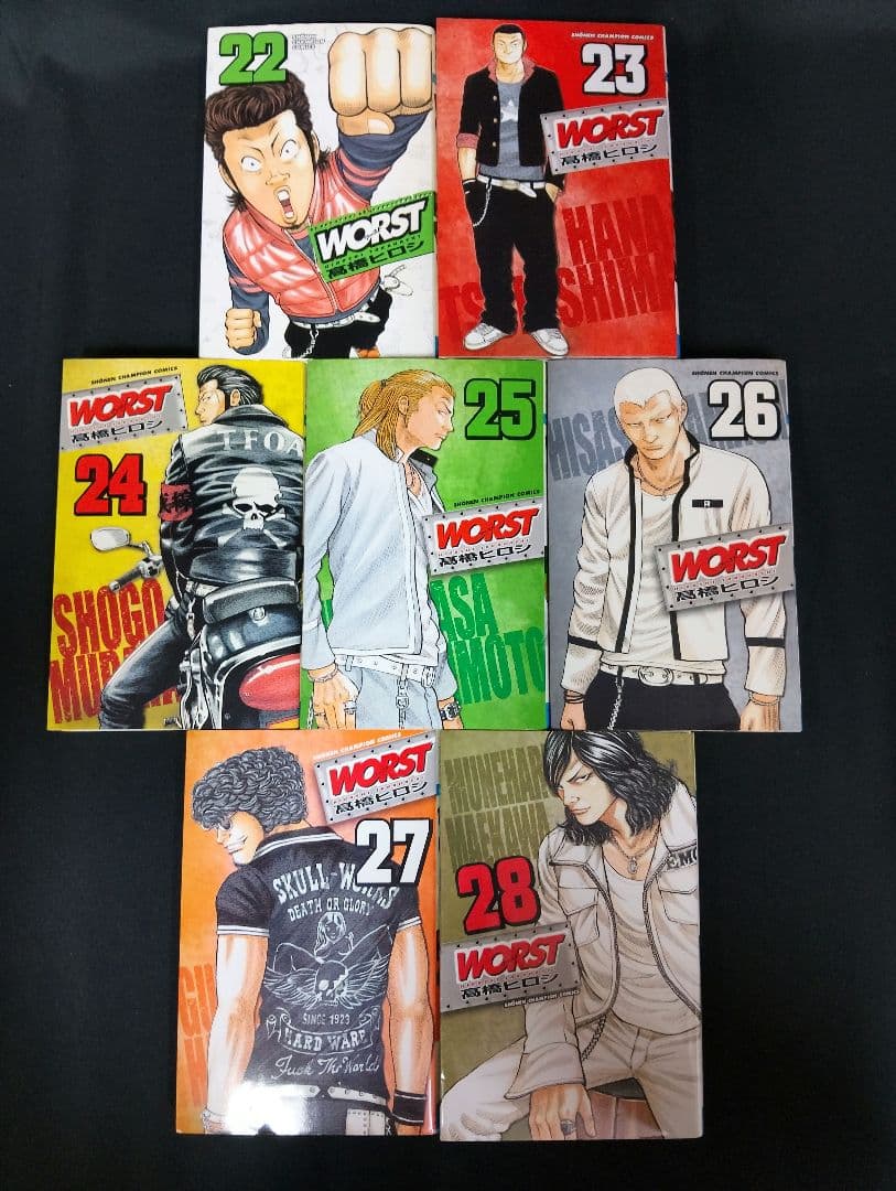 【全巻初版・関連本付】WORST ワースト 全33巻 完結セット 高橋ヒロシ